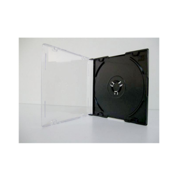 Pudełka CD x 1 na MINI płytki 8 cm czarne 100 szt